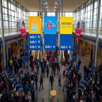 Leipziger Messe Eingang Ost. Leipziger Messe Eingang Ost.