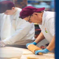 Gläserne Bäckerei auf der Haus-Garten-Freizeit. Gläserne Bäckerei auf der Haus-Garten-Freizeit.